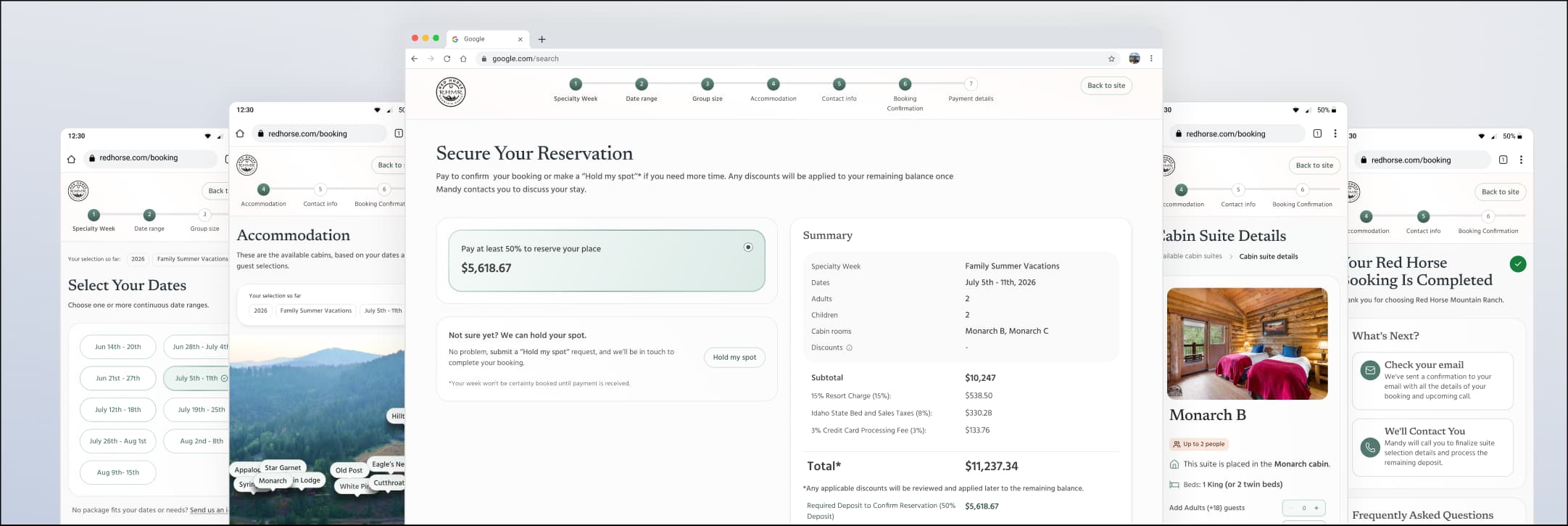 Red Horse Mountain Ranch booking platform